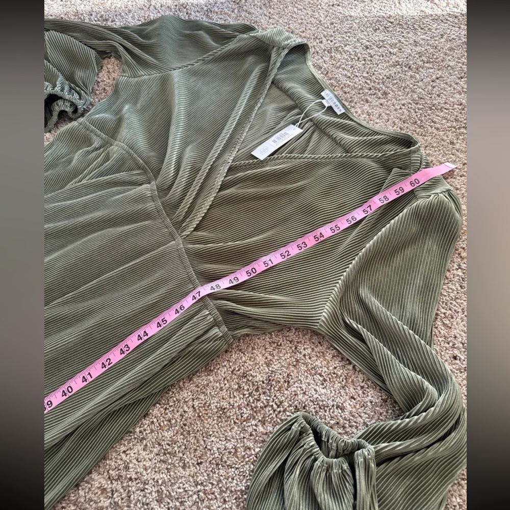 NWT Baltic Born Venus Sage Pleated Maxi Dress Size XXXLarge - Picture 12 of 12